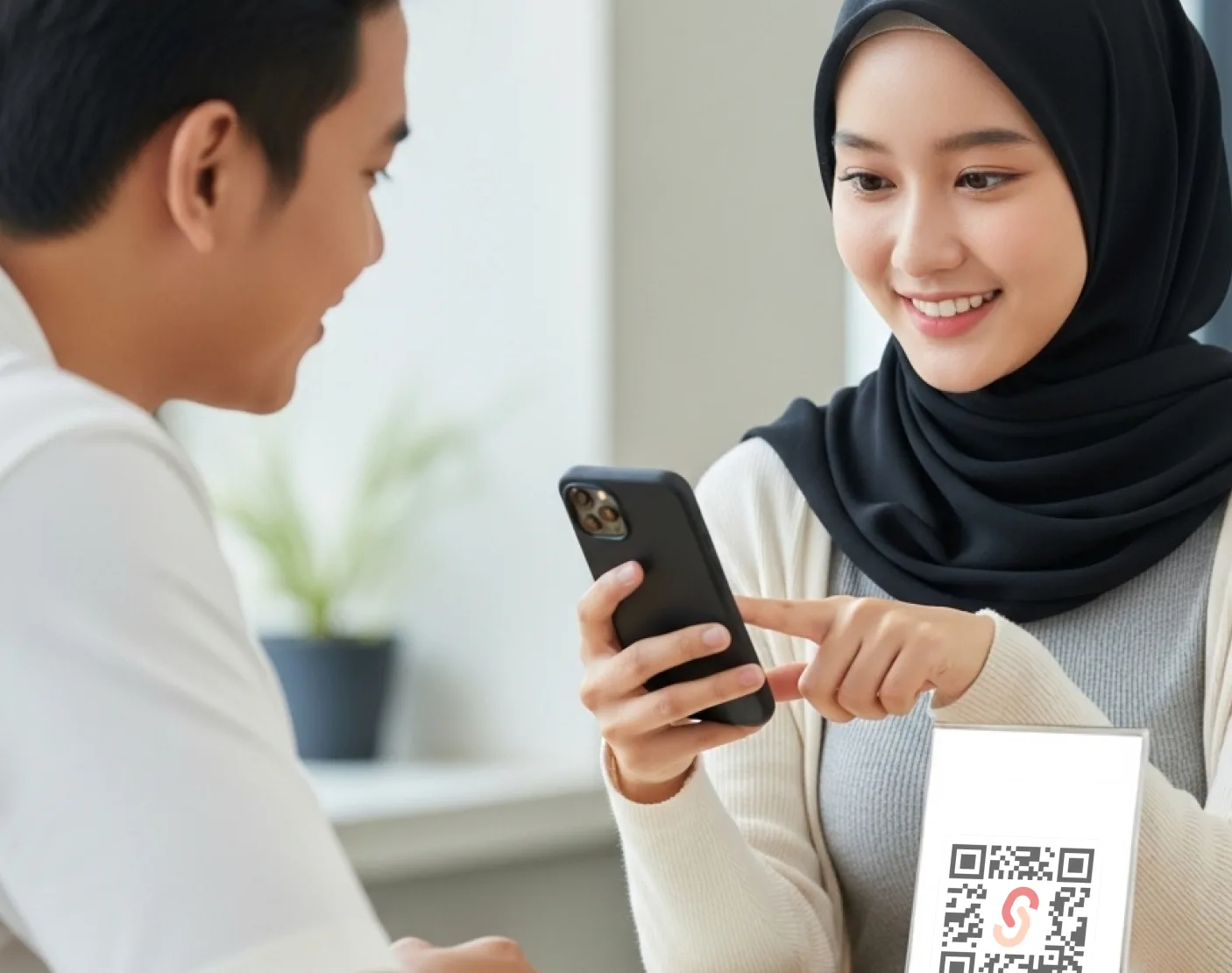 s.id QR code always active feature
